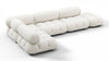 Bellini Sectional - White Boucle - Image 3