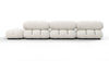 Bellini Sectional - White Boucle - Image 5
