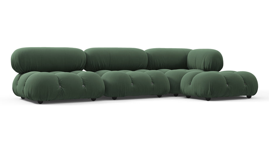 Bellini SeccionalEvergreen Brushed Weave