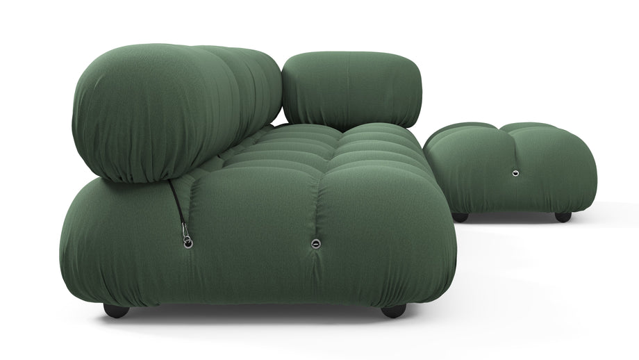 Bellini SeccionalEvergreen Brushed Weave