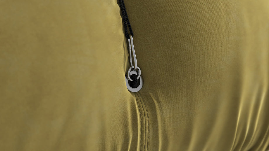Bellini SeccionalOlive Gold Velvet