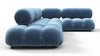 Bellini Sectional - Aegean Blue Velvet - Image 4