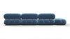 Bellini Sectional - Aegean Blue Velvet - Image 5