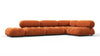 Bellini Sectional - Apricot Velvet - Image 2
