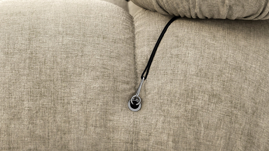 Bellini SectionalBeige Gray Chenille