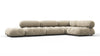 Bellini Sectional - Beige Gray Chenille - Image 2