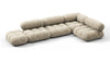 Bellini Sectional - Beige Gray Chenille - Image 3