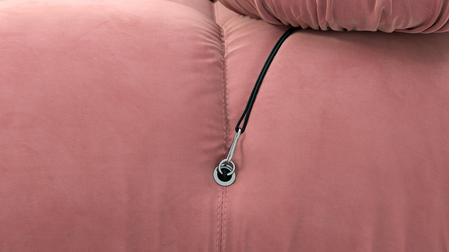Bellini SectionalBlush Pink Velvet