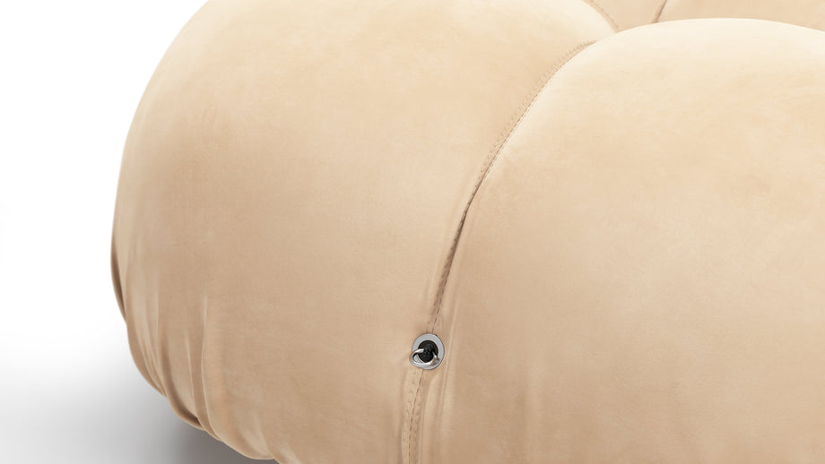 Bellini SectionalEcru Velvet