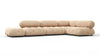 Bellini Sectional - Ecru Velvet - Image 2
