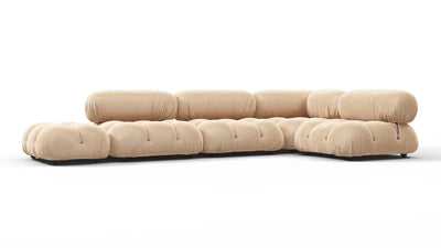 Bellini Sectional - Ecru Velvet - Image 2