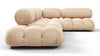 Bellini Sectional - Ecru Velvet - Image 4