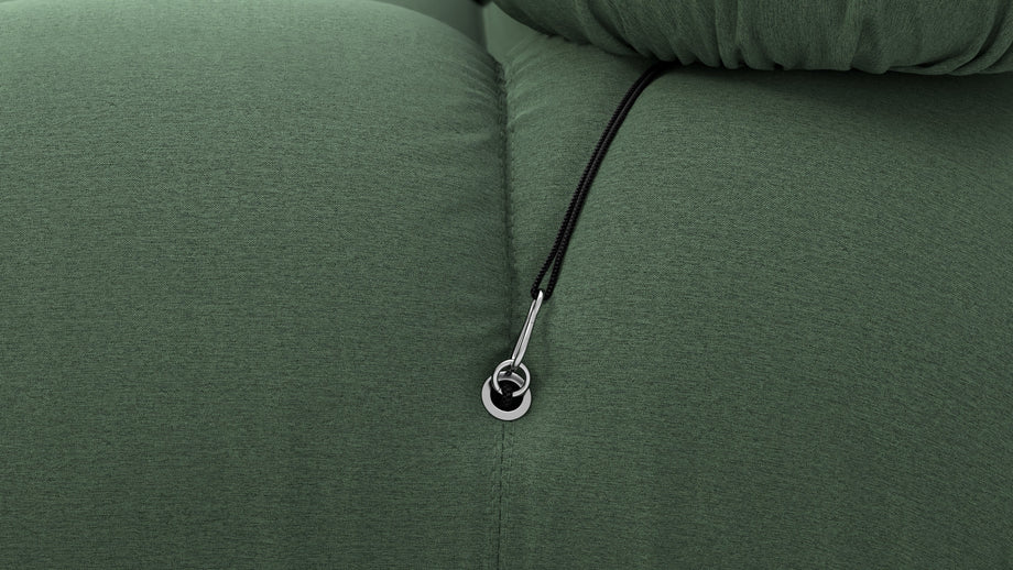 Bellini SectionalEvergreen Brushed Weave