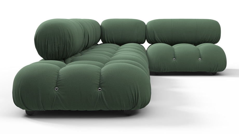 Bellini SectionalEvergreen Brushed Weave