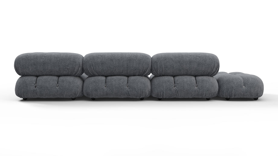 Bellini SectionalGray Boucle