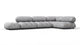 Bellini Sectional - Light Gray Velvet - Image 2
