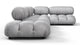 Bellini Sectional - Light Gray Velvet - Image 4