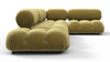 Bellini Sectional - Olive Gold Velvet - Image 4