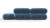 Bellini Sectional - Aegean Blue Velvet - Image 5