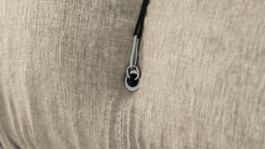 Bellini SectionalBeige Gray Chenille