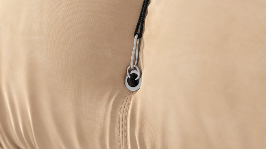 Bellini SectionalEcru Velvet