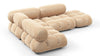 Bellini Sectional - Ecru Velvet - Image 3