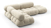 Bellini Sectional - Eggshell Vegan Suede - Image 3
