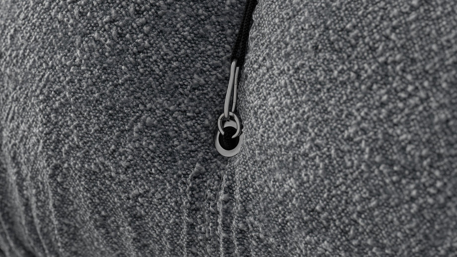 Bellini SectionalGray Boucle