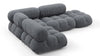 Bellini Sectional - Gray Boucle - Image 3