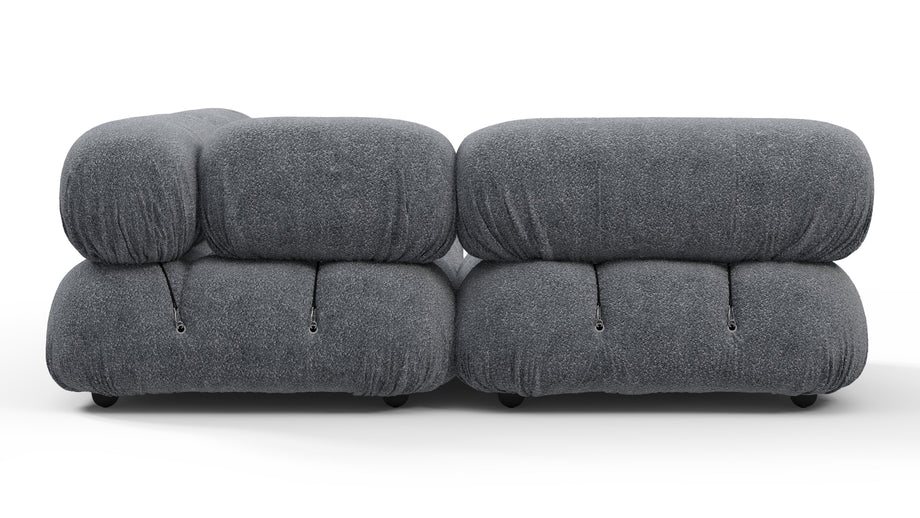 Bellini SectionalGray Boucle