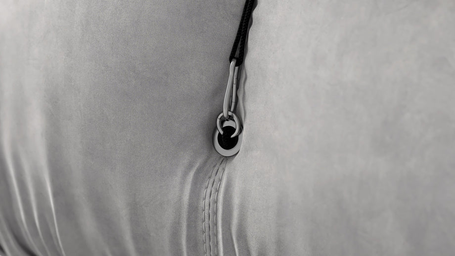Bellini SectionalLight Gray Velvet