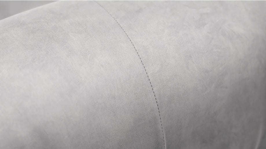Bellini SectionalLight Gray Velvet