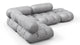 Bellini Sectional - Light Gray Velvet - Image 3