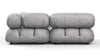 Bellini Sectional - Light Gray Velvet - Image 4