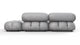 Bellini Sectional - Light Gray Velvet - Image 5