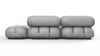 Bellini Sectional - Light Gray Velvet - Image 5
