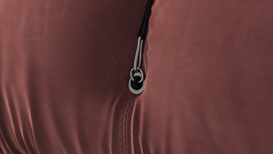 Bellini SectionalMaroon Velvet