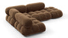 Bellini Sectional - Mocha Velvet - Image 3
