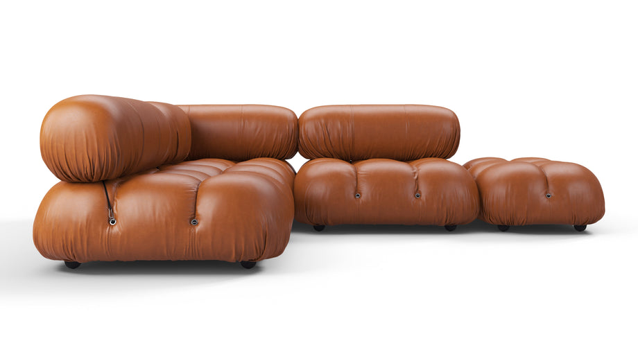 Bellini SectionalTan Premium Leather