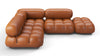 Bellini Sectional - Tan Premium Leather - Image 2