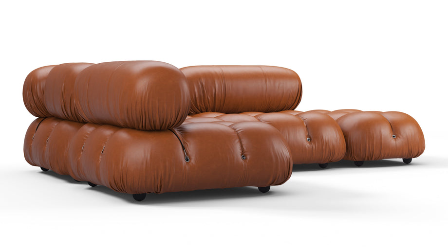 Bellini SectionalTan Premium Leather