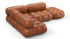Bellini Sectional - Tan Premium Leather - Image 4