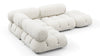 Bellini Sectional - White Boucle - Image 4