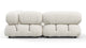 Bellini Sectional - White Boucle - Image 5
