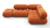 Bellini Sectional - Apricot Velvet - Image 2