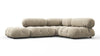 Bellini Sectional - Beige Gray Chenille - Image 2