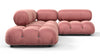Bellini Sectional - Blush Pink Velvet - Image 4