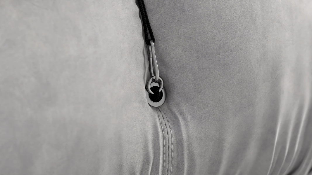 Bellini SectionalLight Gray Velvet