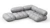Bellini Sectional - Light Gray Velvet - Image 3