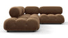 Bellini Sectional - Mocha Velvet - Image 4